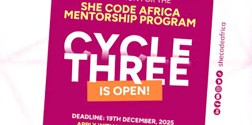 Call For Applications: She Code Africa Mentorship Program Cycle 3