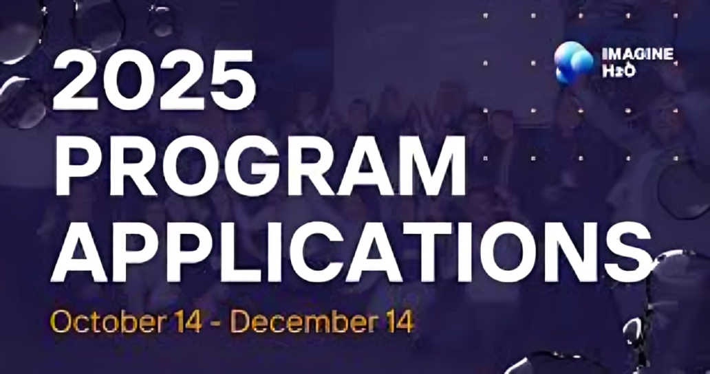 Call For Applications: Imagine H2O Accelerator 2026 for Water Innovation Startups