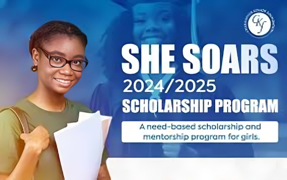 Call for Applications: Christopher Kolade Foundation SHE Soars Scholarship 2025 for Female Undergraduates (₦300,000 Annual Award)