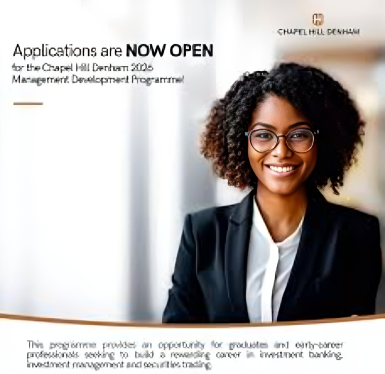 Call for Applications: Chapel Hill Denham’s Management Development Programme (MDP) 2026 for young Nigerian graduates
