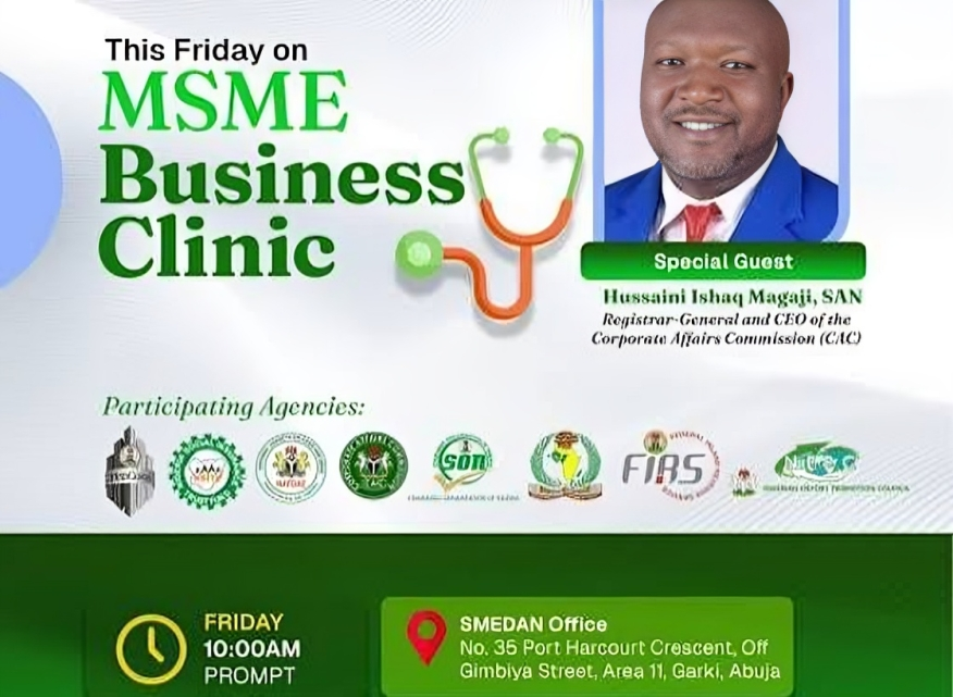 SMEDAN Organises Business Clinic to Explain Free Business Name Registration for 250,000 MSMEs