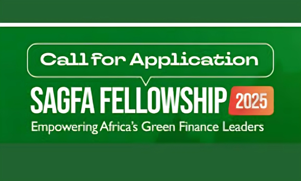 Call for Applications: Sino-Africa Green Finance Alliance (SAGFA) Fellowship ( Fully Funded)