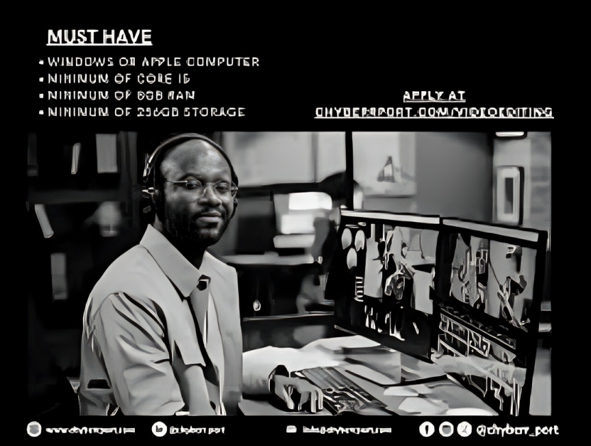 Call for Applications: Chyberr Port Future Creators Video Editing Training 2025