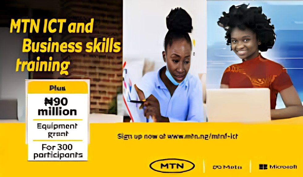 Call for Applications: MTN ICT and Business Skills Training for Young Entrepreneurs Phase 7