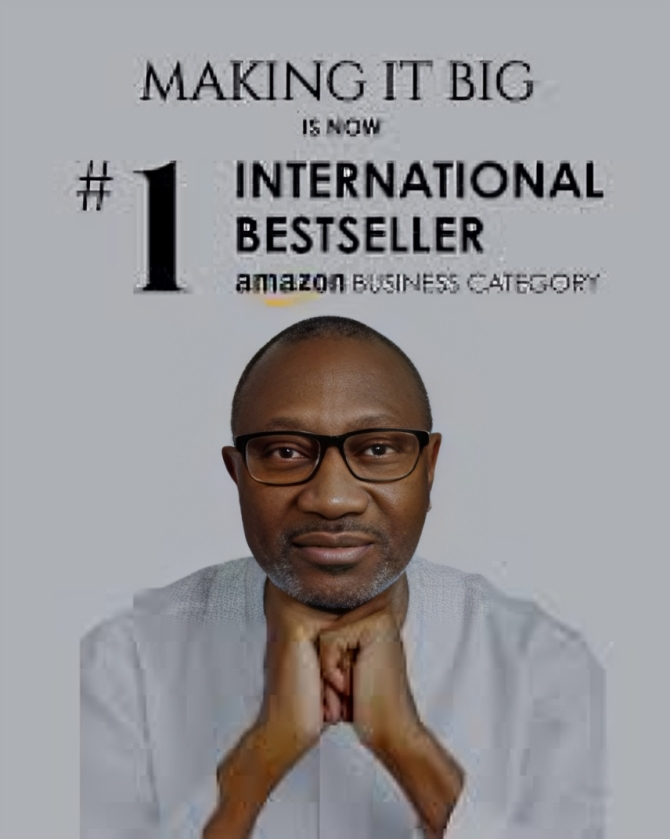 Femi Otedola’s Making It Big jumps to Number 1 on Amazon Best Sellers list