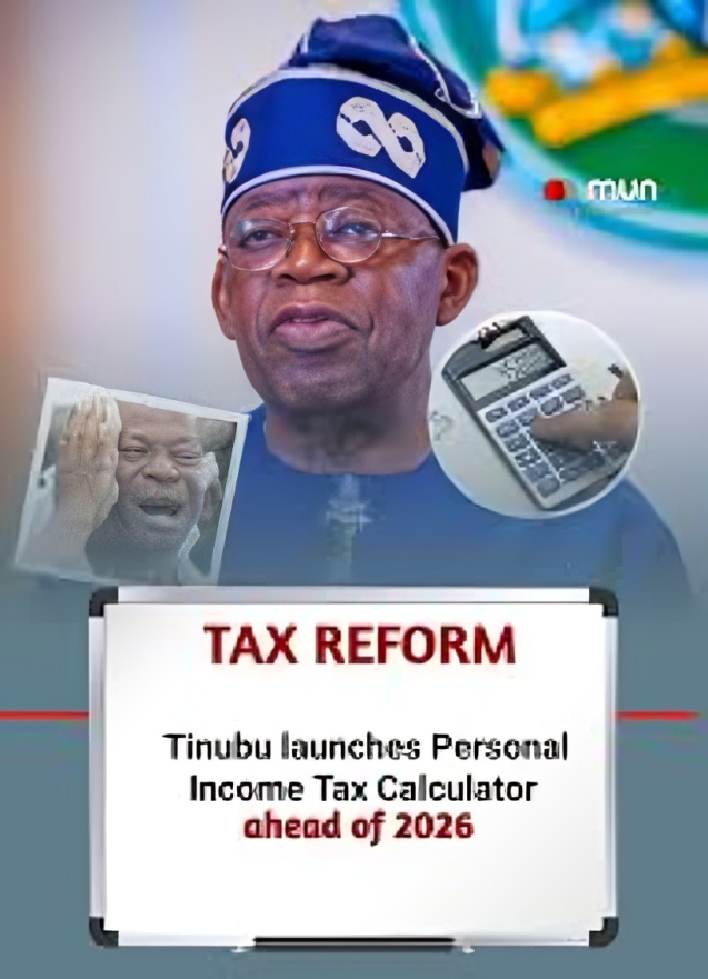 Tinubu Unveils Personal Income Tax Calculator Ahead of 2026 Tax Overhaul – Try It Here!