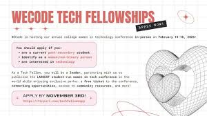 Call For Applications: Harvard WECode College Conference Tech Fellowship 2025