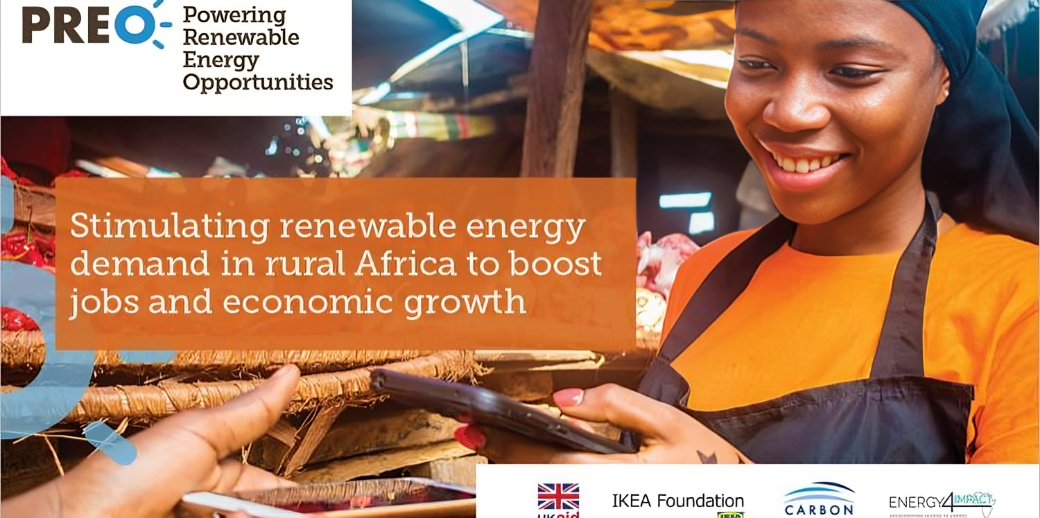 Call For Applications: Powering Renewable Energy Opportunities For Africans ( Up to EUR 300,000 Grant)