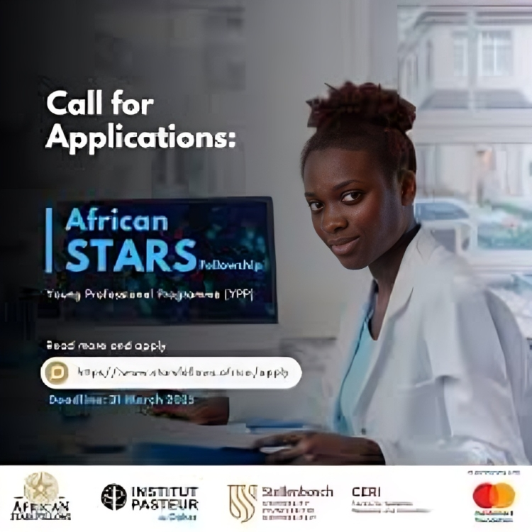 Call for Applications: African STARS Fellowship Programme 2026 for young health professionals and Entrepreneurs (Fully Funded)