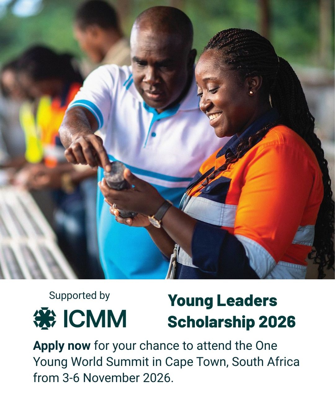 ICMM Leaders Scholarship 2026: Fully Funded Opportunity to Attend One Young World Summit in Cape Town