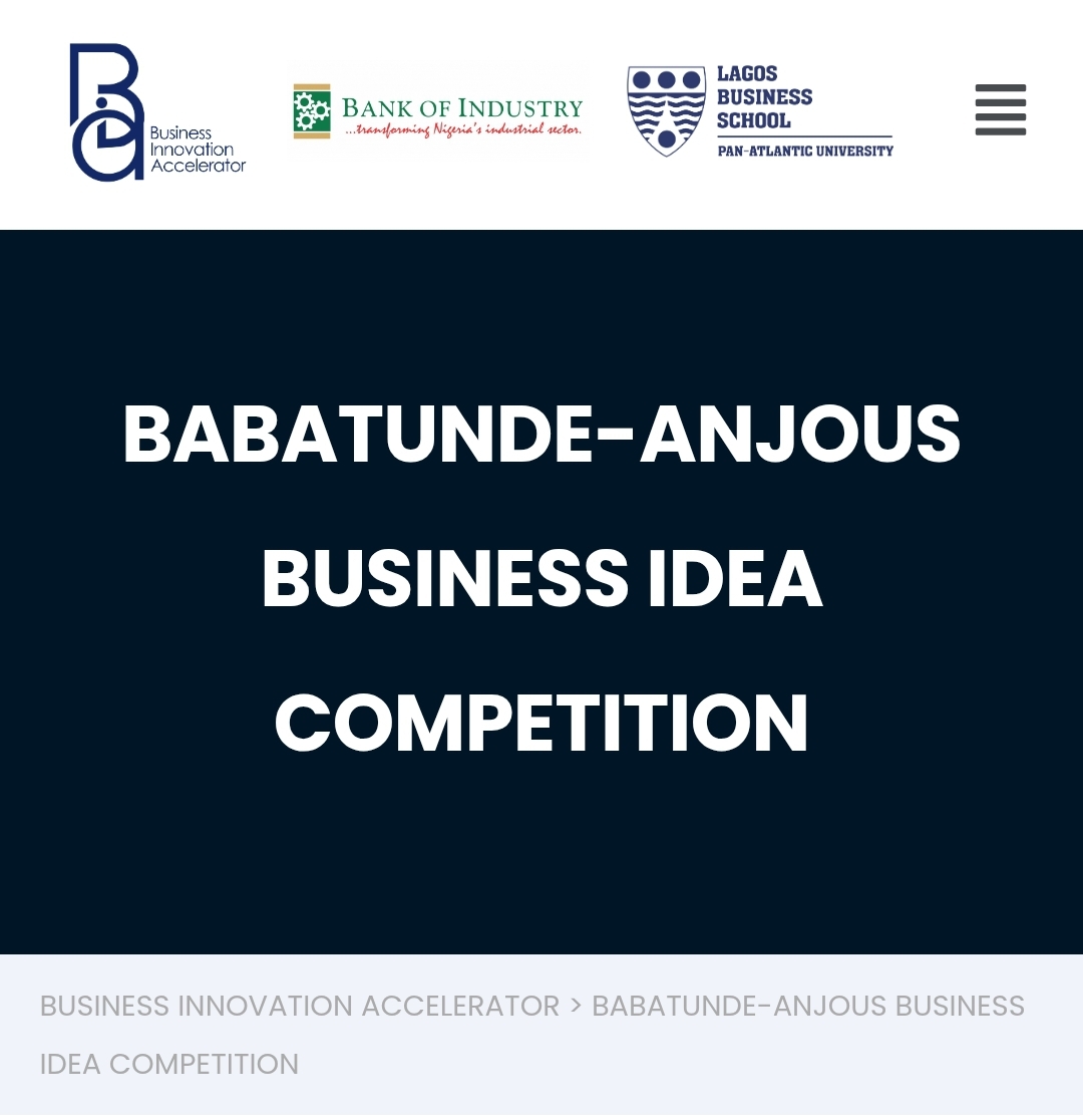 Babatunde-Anjous Business Idea Competition 2026: Win Up to ₦2 Million for Your Startup Idea