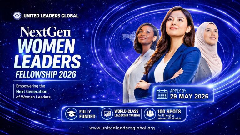 NextGen Women Leaders Fellowship 2026 Opens Applications for Emerging Female Leaders
