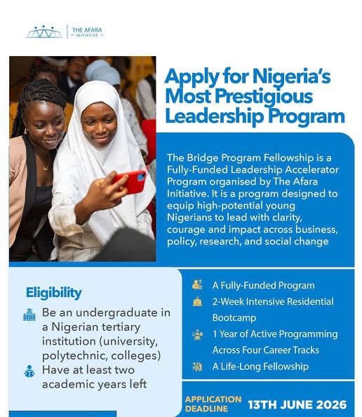 Fully Funded Bridge Leadership Bootcamp 2026 Opens for Nigerian Students