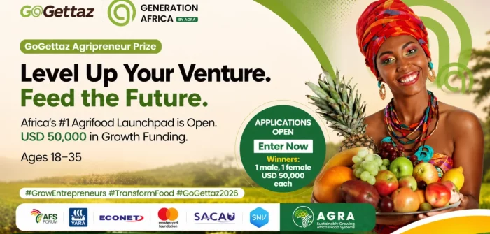 GoGettaz Agripreneur Prize Competition 2026: Up to $50,000 Funding for African Agribusiness Startups