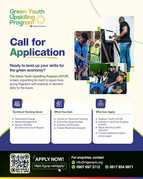 Oando Foundation Green Youth Upskilling Program 2026: Training and Funding for Nigeria’s Future Green Leaders